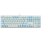 Teclado Mecanico Gamer Para Pc Por Cable, Luces | Blanco/...