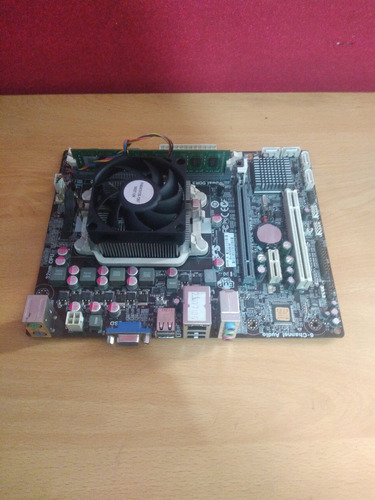 Placa Madre Ecs  Fm1 +  A4 3300 +   4 Gb  Ddr3  - Cooler