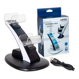 Suporte Carregador Duplo Controle De Ps5 Led Dock - Oivo