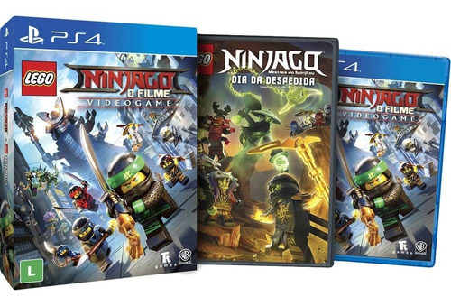 Lego Ps4 Ninjago + Filme Disco Físico Dublado Português