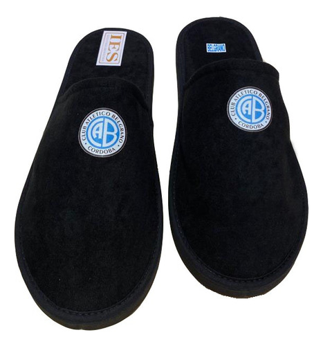 Pantuflas Chinelas Futbol Hombre Escudo Belgrano De Cordoba 