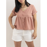 Blusa Nano De Cey Lino Maju #2422