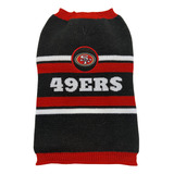 Suéter Para Perro Nfl San Francisco 49ers, Talla Grande. Su