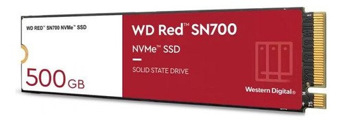 Ssd Western Digital Red Nas Sn700 500gb Nvme M.2 2280