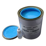 1kg Tinta P/ Picina De Fibra De Vidro Gel Coat Iso Azul