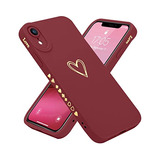 Funda Para iPhone XR 6.1pulgadas Burgundy 6.1 Pulgada Silico