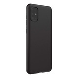 Funda Tpu Slim Silicona Para Samsung A71 + Vidrio