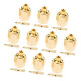 10pieces Sma-jb2 Sma Plug De Cobre Para Adaptador De Rg405