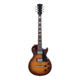 Guitarra Elétrica Michael Lp Michael Strike Custom Gm755n Les Paul De  Mogno Vintage Sunburst Com Diapasão De Granadillo Preto