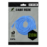 Cabo De Rede 20m Cat5e Rj45 Alta Transferencia De Dados  