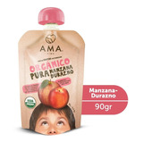 Ama Puré/compota  Manzana Durazno Orgánico 90g