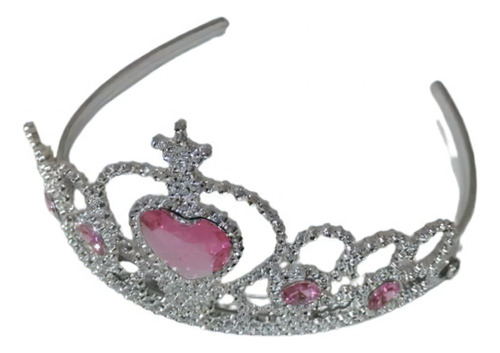 Tiara Plastica Coroa Reino Encantado Princesa