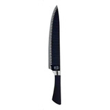 Faca De Cozinha Shark Em Aço Inox 38 Cm Profissional Afiada