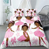 Fundas Para Edredones - Black Girl Ballerina Bedding Twin Se