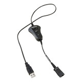 Cordão P/ Headset 1,5 M Qd Usb Qdu 25 Headset Intelbras