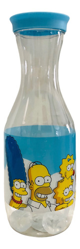 Botella Garrafa Para Agua Con Cubos 1.5l Colección Simpsons