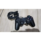 Controle  Playstation 2 Alguns Botões Com Defeito Leia Obs