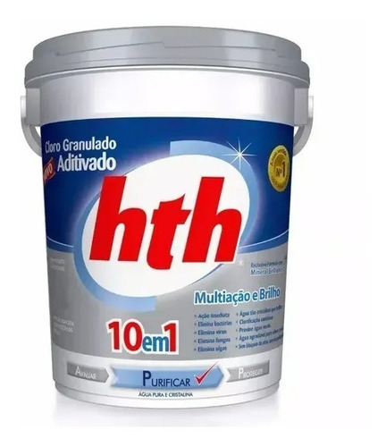 Cloro Granulado Aditivado - 10 Em 1 - Hth - 10kg