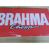 Antiguo Cartel De Acrilico Brahma Chopp 55 X 30 Cm Original