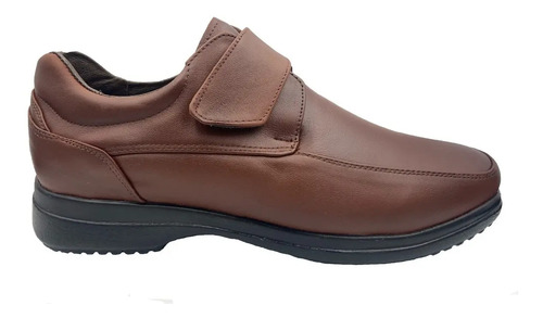 Zapato Piel De Borrego Caballero Cómodo Pie Diabetico Velcro