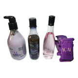 Kit Acai Ekos Natura Exfolia Hidrata, Perfuma.set Amazónico 