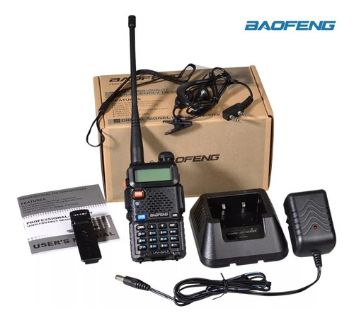 Radio De Comunicacion  Profesional X 1 Unidad Baofeng Uv 5r 