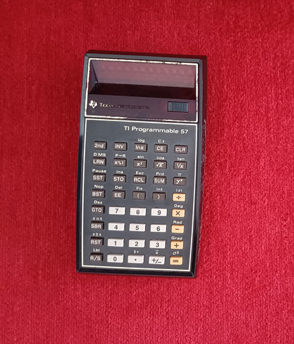 Calculadora Texas Instruments Ti 57 Vintage Antiguidade 