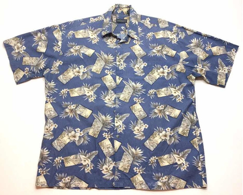 Camisa Hawaiana Tropical Floreada Surf Van Hausen Xl 1475