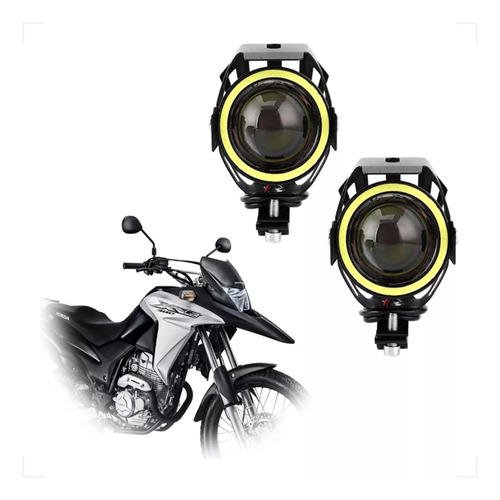 Kit Led Farol Milha Moto Honda Xre 300 Abs 2018 Angel Eye U7