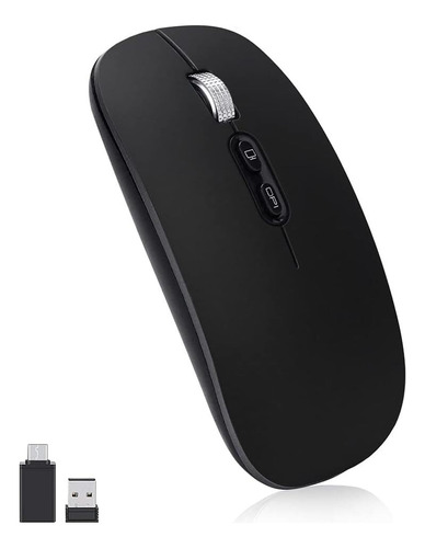 Mouse Inalámbrico Mini Recargable Wireless Óptico Silencioso