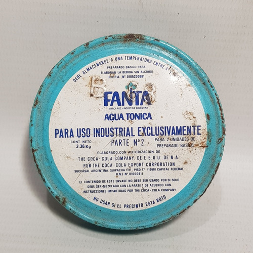 Antigua Gaseosa Fanta Tónica Tapa Rosca 1970 Jarab Mag 60439