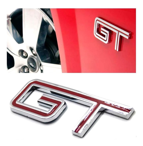 Emblema Gt Mustang Para Ford Gt500 Super Snake 