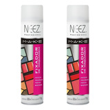 Kit 2un Fixadores De Maquiagem 300ml Neez Tom Do Primer Transparente