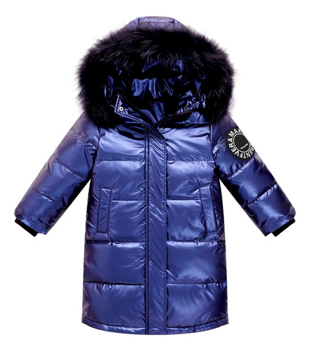 Campera Nene/a Parka Metalizada Impermeable Super Abrigada 