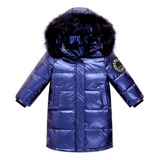 Campera Nene/a Parka Metalizada Impermeable Super Abrigada 