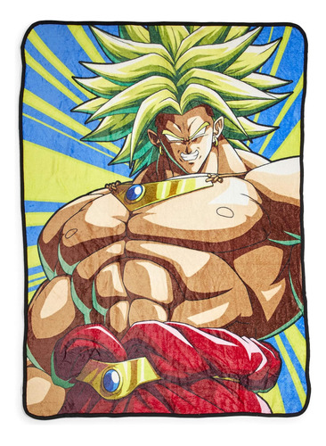 Manta De Forro Polar Dragon Ball Z Broly ' Acogedor Edredón 