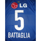 Estampado 5 Battaglia Boca 2008-2011 Titular - Alternativo