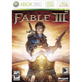 Jogo Fable Iii 3 Xbox 360 X360 Rpg Medieval Frete Grátis!