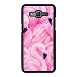Funda Para Samsung Galaxy Flamingo Rosa Tumblr Mujer 04