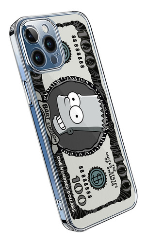 Funda Dollar Bart Simpson Compatible Con iPhone