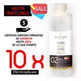 Keratina Alaciado Japonés Extra Fuerte 10 X 250 Ml Mayoreo 