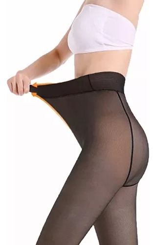 Panty Efecto Piel Con Polar 220g De Invierno 