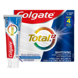 Colgate 4 Pack Total 12 Whitening Gel Anticaries 170ml Cu