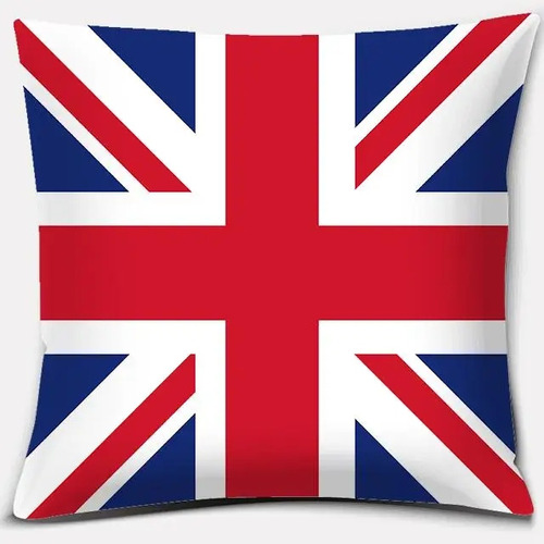 Fronha Quadrada Estampada Love England