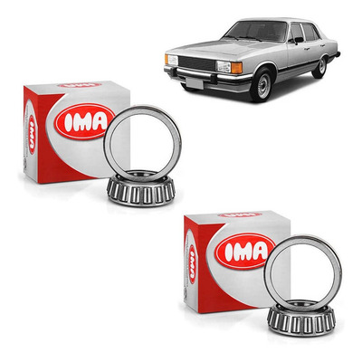 Par Rolamento Roda Dianteira/traseira Opala 1975 A 1992