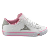 Tenis Casual Dama Pirma 894 Sneakers Urbanos Blanco Rosa