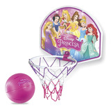 Cesta Basquete Infantil Tabela + Aro Disney Princesa C/bola