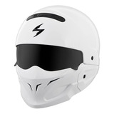 Casco Para Moto Multi-modular Scorpionexo Covert  Gloss White  Solid Talla L 