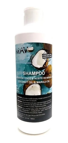 Shampoo Mav Coco Y Marula 1l Ph Extra Acido Brillo Nutricion