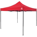 Tenda Gazebo Dobrável Em Oxford C/ Pvc 3 X 3 M Pagoda Belfix Cor Vermelho